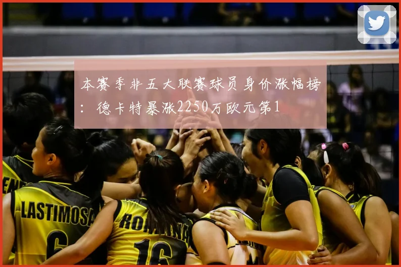 本赛季非五大联赛球员身价涨幅榜：德卡特暴涨2250万欧元第1